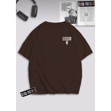 Risil-Nu Company Yeni Sezon Pamuklu 30/1 A Kalite Kumaş Ön Arka Marvel Baskılı Oversize T-Shirt