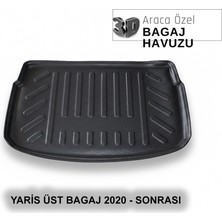 Elorcar Toyota Yaris Üst Bagaj 2020 - Sonrası 3D Bagaj Havuzu
