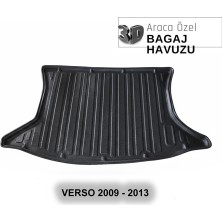 Elorcar Toyota Verso 2009 - 2013 3D Bagaj Havuzu