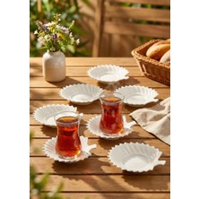 Hometarz Istiridye Çay Tabağı Seti - 6 Parça, 11 cm
