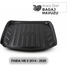 Elorcar Skoda Fabıa Hb Iıı 2014 - 2020 3D Bagaj Havuzu