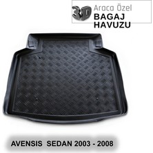 Elorcar Toyota Avensıs  Sedan 2003 - 2008 3D Bagaj Havuzu