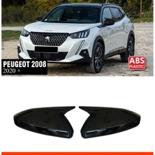 Tuning Vadisi Peugeot 2008 Batman Yarasa Ayna Kapağı Piano Black / 2019 Sonrası