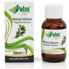 Yalın Vital Bitkisel Gliserin 50 ml | %100 Saf ve Doğal ( Cam Damlalık Hediyeli )