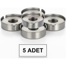 Eforeca Efore  5'li Paslanmaz Metal Kül Tablası