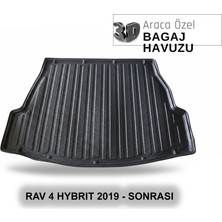 Elorcar Toyota Rav 4 Hybrıt 2019 - Sonrası 3D Bagaj Havuzu