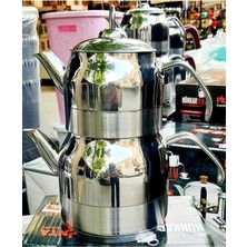 UltraMint Aile Boy Çaydanlık, Metal Kulp, 4 Litre, Şık ve Dayanıklı Tasarım