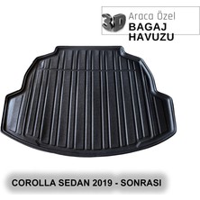 Elorcar Toyota Corolla Sedan 2019 - Sonrası 3D Bagaj Havuzu