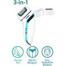 NessiWorld Profesyonel 3 Başlıklı Epilasyon Aleti