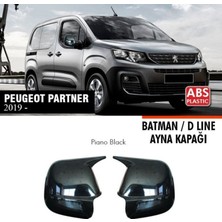 Tuning Vadisi Peugeot Partner Batman Yarasa Ayna Kapağı Piano Black / 2019 Sonrası