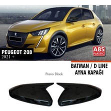 Tuning Vadisi Peugeot 208 Batman Yarasa Ayna Piano Black / 2021 Sonrası
