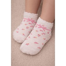 Gigi Giyim Çiçek Baskılı Kız Çocuk Çorap