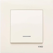 Storemax Krem Işıklı Anahtar Çabuk Bağlantı