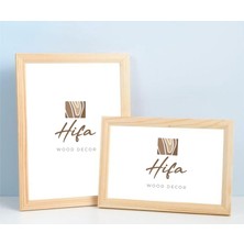 Storemax Ahşap Çerçeveli Tablo Doğal Çam Ağacı Ahsap Resim Çercevesi Doğal Ahsap Rengi Ile Fotograf, Resim Kolajları, Duvar Galerisi Dekoru Cercevesi (21X30)
