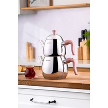 UltraMint Duru Midi Çaydanlık Takımı, Pembe, 1.0-2.0 L, Şık ve Kullanışlı Set