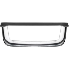 Storemax Snow Box Saklama Kabı 1225 cc Plastik Gri Kapaklı