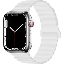 Gordon's Apple Watch Uyumlu Premium Mıknatıslı Silikon Çift Renkli Kordon (38/40/41/42/44/45/46/49 Mm) – Iwatch Series Ultra, 11, 10, 9, 8, 7, 6, 5, 4, 3, Se – Unisex
