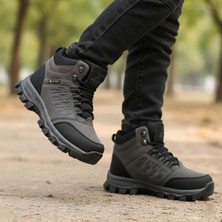 Elit Xstep 9374 Füme Soğuk Geçirmez Sıcak Astarlı Rahat Erkek Çocuk Bot