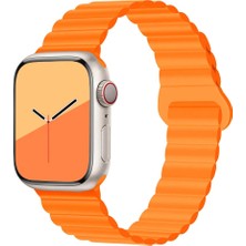 Gordon's Apple Watch Uyumlu Premium Mıknatıslı Silikon Çift Renkli Kordon (38/40/41/42/44/45/46/49 Mm) – Iwatch Series Ultra, 11, 10, 9, 8, 7, 6, 5, 4, 3, Se – Unisex