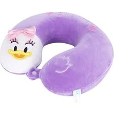 Storemax Tucklebery Yumuşak ve Konforlu Boyun YASTIĞI%100 Visko, Kids Figürlü Seyahat Yastığı (Mor)