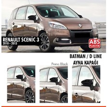 Tuning Vadisi Renault Scenic 3 Batman Yarasa Ayna Kapağı Piano Black / 2010-2015