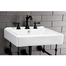 Storemax FSC1970ACL Amerikan Klasik 8" Geniş Lavabo Musluğu, Mat Siyah