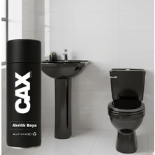 CAXCOLORS Cax Sprey Boya - Parlak Beyaz Lavabo Fayans ve Klozet Boyası - 400ML Suya Dayanıklı Akrilik Boya