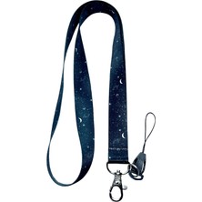 Storemax Galaksi Takım Yıldızı Boyun Ipi Telefon Askısı Lanyard