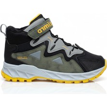 Elit Armix 649 Haki Siyah Soğuk Geçirmez Cırtlı Erkek Çocuk Bot