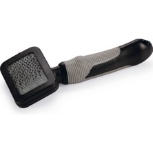 Techmrt Beeztees Kedi Tarağı, Kolay Tarama, Siyah Gri, S, 17,5cm