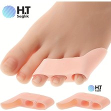 Küçük Parmaklar Silikon Ayırıcı - Serçe Parmak Nasır Halluk Valgus Çekiç Parmak