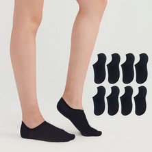 Kral Socks Kadın - Erkek (8 Li - 8 Çift) Pamuklu Terletmez Yazlık Görünmez Çorap Seti