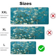 Storemax Desenli Masa Pedi 60X30 cm 3 mm Kaymaz Tabanlı Desk Mat Kumaş Mouse Pad Ofis Için Geniş Pürüzsüz Yüzey Açık Yeşil