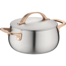 Berghoff Home Belly Kapaklı Güveç Tenceresi 18CM Warm Pembe