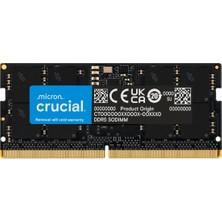 Crucial 32GB Ddr5 5600MHZ CL46 1.1V Sodımm Notebook Ram CT32G56C46S5.C16D
