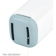 Storemax Kitap Ayraçları, Diş Fırçası Tutucu, Ayarlanabilir Bölmeli Çıkarılabilir Diş Fırçası Organizatörü, Kaymayan Elektrikli Diş Fırçası Tutucu, Birden Fazla Yuvaya Sahip Diş Macunu Tutucu