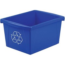 Storemax 4 Galon (15 L) Geri Dönüşüm Kutusu, 33 x 28 x 28 Cm, Mavi (61505A06C)