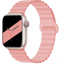 Gordon's Apple Watch Uyumlu Premium Mıknatıslı Silikon Çift Renkli Kordon (38/40/41/42/44/45/46/49 Mm) – Iwatch Series Ultra, 11, 10, 9, 8, 7, 6, 5, 4, 3, Se – Unisex