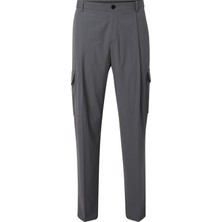 Calvin Klein Erkek Gri Calvin Klein Techno Wool Cargo Pa Erkek Gri Kumaş Pantolon
