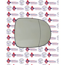 Aysan-Be Renault Clio-3 Hb 2009-2012 Kör Nokta Çizgili Isıtmalı Üniteli Ayna Camı