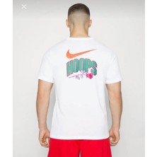 Nike Dri-Fıt Men's Basketball T-Shirt Beyaz Ekek Basketbol T-Shirt  FJ2346-100