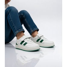 Elit Raymax 7740 Beyaz Yeşil Rahat Cilt Günlük Erkek Çocuk Sneaker