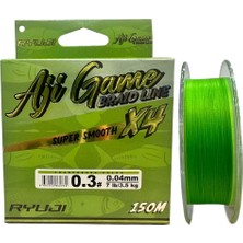 Ryuji Aji Game 4x 150 mt 0.04MM Ip Misina Chartreuse