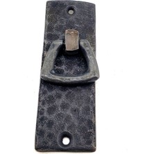 Vice Avm Antika Tarz Dekoratif Pirinç Dik Dövme Mobilya Kulbu - 90x31 mm, Oksit TG-V 5015