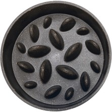 Techmrt Beeztees Dbl Köpek Yavaş Besleme Mama Kabı, Bambu, Antrasit, 17CM, 800ML