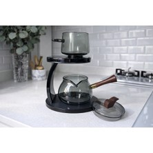 UltraMint Şık Tasarımlı Otomatik Süzgeçli Cam Bitki Çayı Demliği