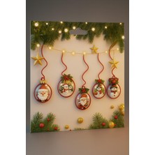 Storemax Yılbaşı Ağacı Süsü, Yılbaşı Dekoratif Banner, Şekillendirilmiş Figürleri, Parti Mazemeleri, (Banner)