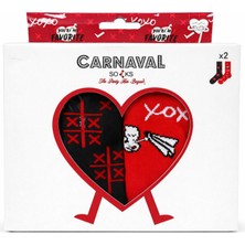 Carnaval Socks Sevgililer Günü 2’li Çorap Seti Kutulu – Kadın Erkek Unisex Romantik Desenli Hediye Çorap