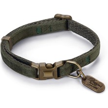 Techmrt Beeztees Dbl Köpek Tasması, Kadife, Nefti, 20-30CM, 10MM