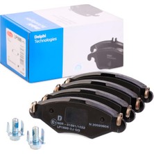 Delphi Peugeot 206 2001- Sonrası Ön Balata Takım DEL-LP1699 4253.20